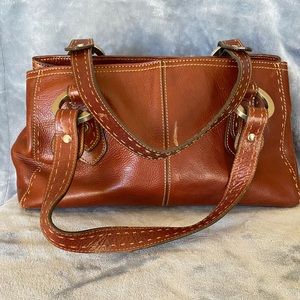 Fossil leather Shoulder Bag